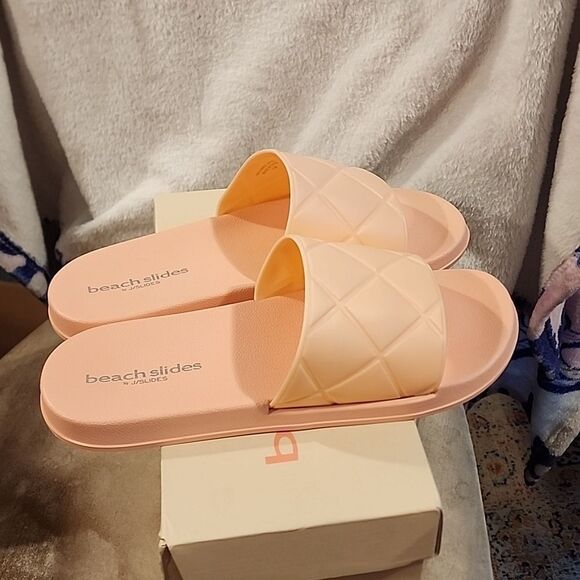 Beach Slides by J Slides 🛝 size 11 pink - Picture 1 of 6